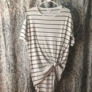 Like new striped LuLaRoe Irma